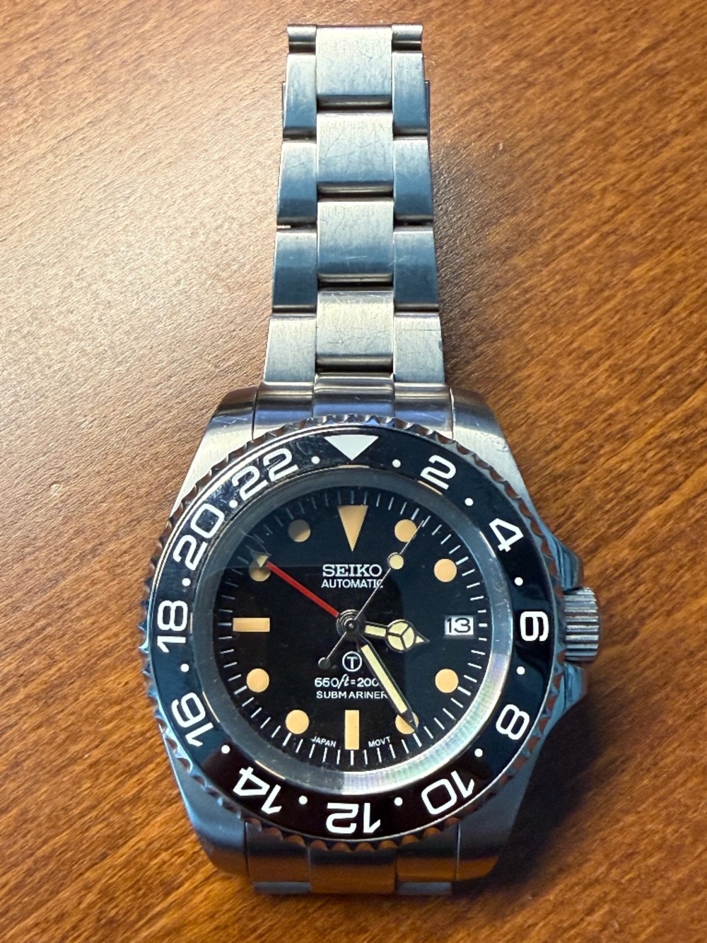Seiko 44mm Zjani Mods GMT Automatic 44mm